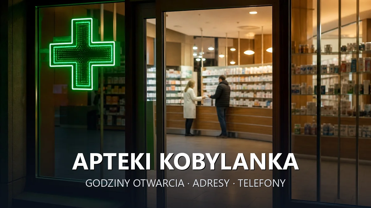 Apteki Kobylanka, powiat stargardzki - adresy, telefony, godziny otwarcia