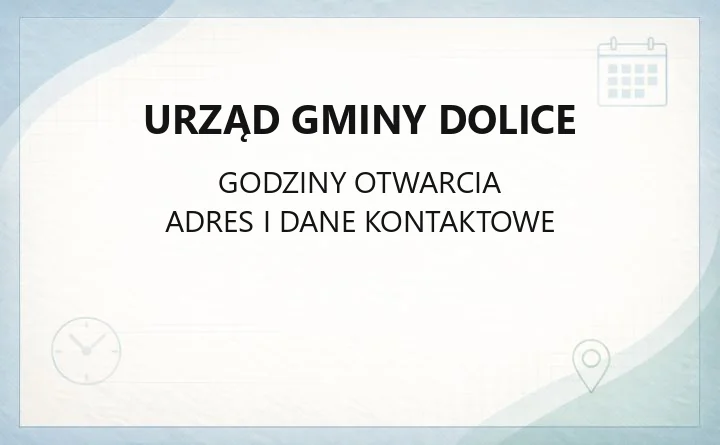 Urząd Gminy Dolice - kontakt, referaty, USC i dzierżawa nieruchomości