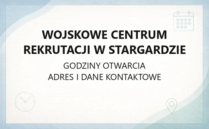 Wojskowe Centrum Rekrutacji w Stargardzie - kontakt, rekrutacja, ścieżki służby