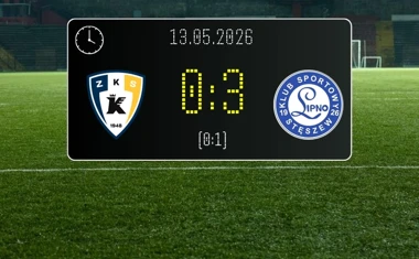 [PIŁKA NOŻNA] 31. kolejka Betclic 3. Ligi Grupa 2 (Grupa II) – Polski Cukier Kluczevia Stargard – KS Lipno Stęsze 0:3