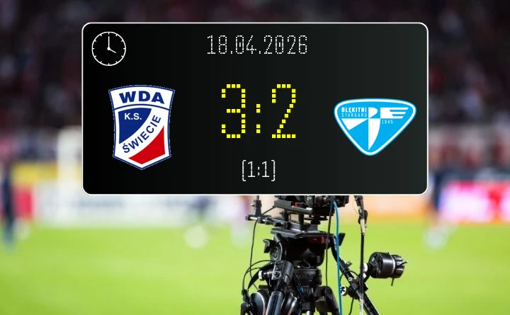 [PIŁKA NOŻNA] Betclic 3. Liga Grupa 2 (Grupa II) – Wda Świecie – Błękitni Stargard 3:2