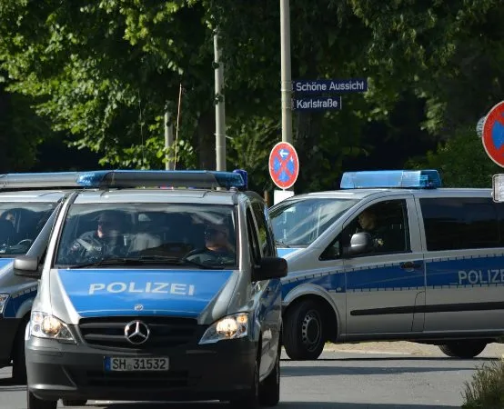 Szkolenie policjantów z II i III Kompanii Prewencji na stadionie w Kołobrzegu