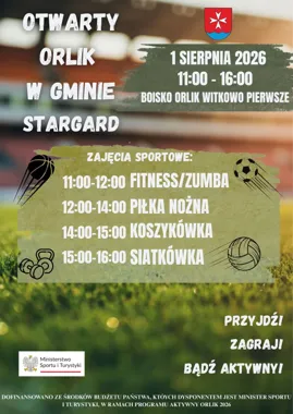 Grafika promocyjna wydarzenia Drugie sportowe spotkanie na Orliku
