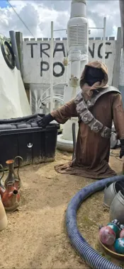 Grafika promocyjna wydarzenia Star Wars Garden Museum Open Day w Forres – wyjątkowy ogród pełen bohaterów z odległej galaktyki