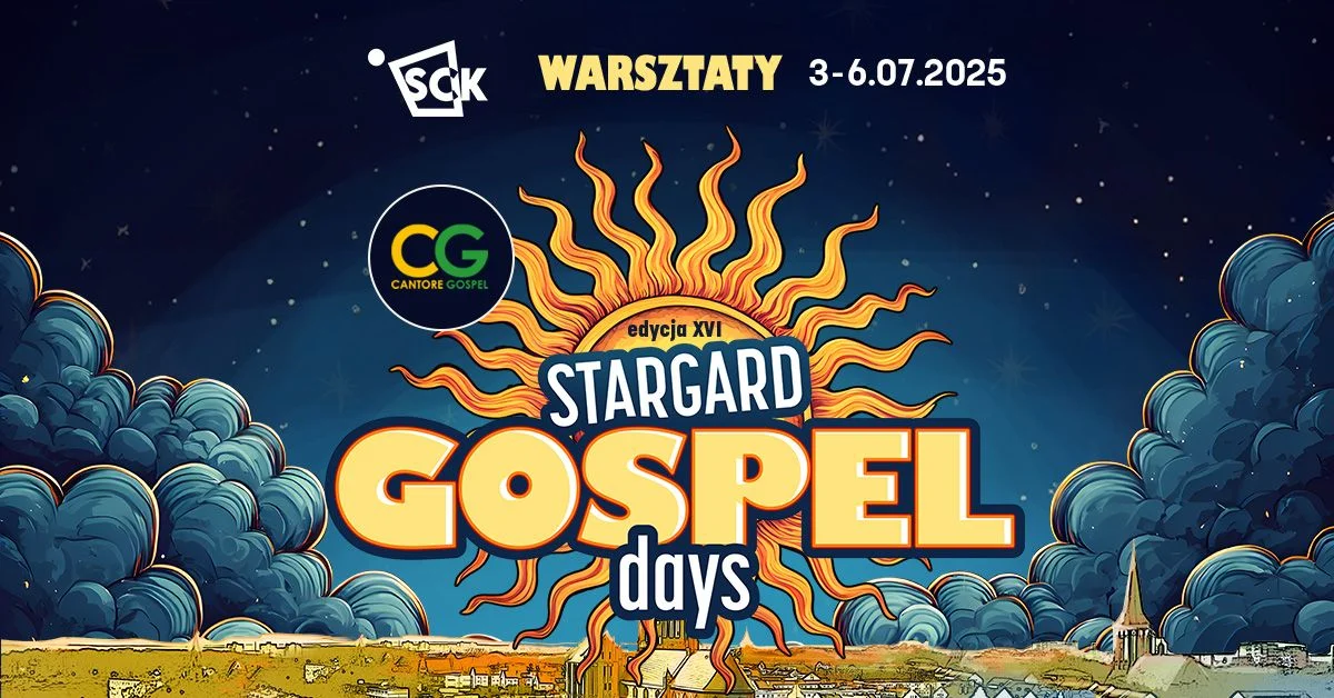 Grafika promocyjna wydarzenia Warsztaty i koncert gospel w Stargardzie