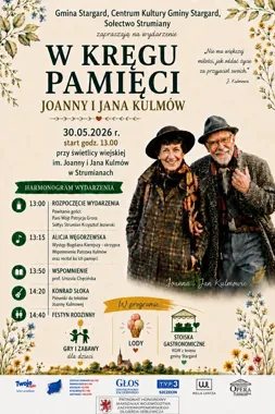 Pamięć o Joannie i Janie Kulmach wybrzmi w Strumianach