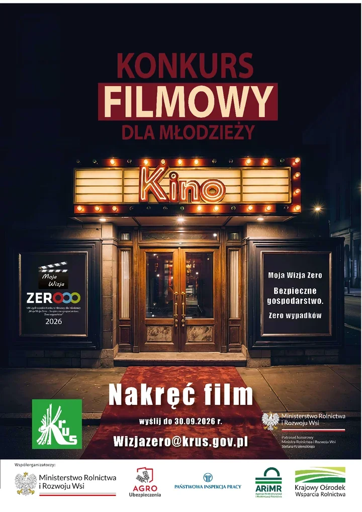 Młodzi mają opowiedzieć o bezpieczeństwie w gospodarstwie. Ruszył konkurs KRUS
