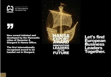 Stargardzkie firmy mogą startować o Hanzeatycką Nagrodę Eksportową – zgłoszenia do 16 marca