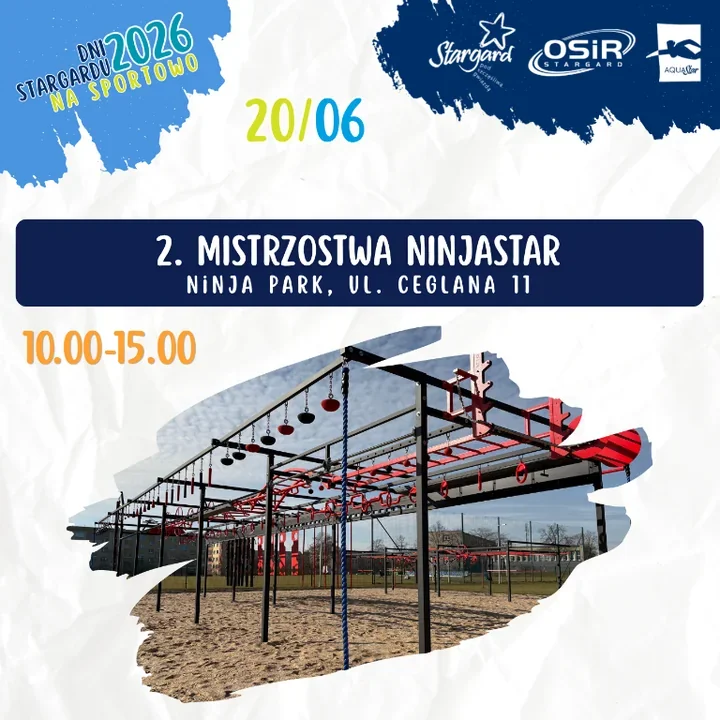 NinjaStar wraca do Stargardu. Tor przeszkód znów wystawi zawodników na próbę