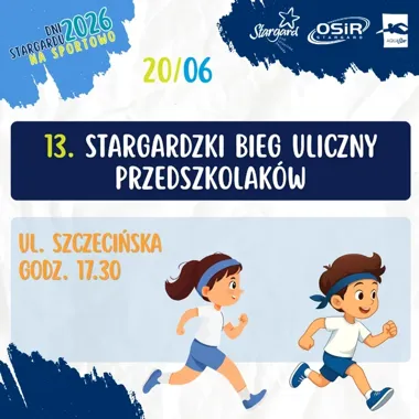 Przedszkolaki znów pobiegną w Stargardzie. Czeka ich 300 metrów zabawy