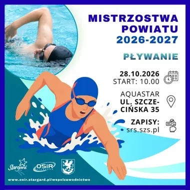 Jednego dnia wszystkie kategorie. Mistrzostwa powiatu w pływaniu w Stargardzie