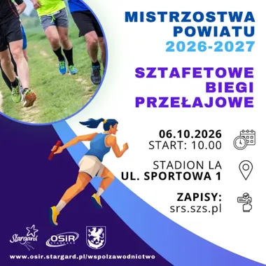 Sześć biegów i dwie dekoracje. Szkolne sztafety w Stargardzie