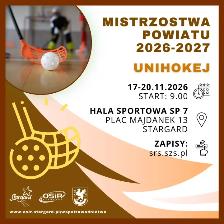 Cztery dni unihokeja w Stargardzie. Zwycięzcy pojadą na finał wojewódzki
