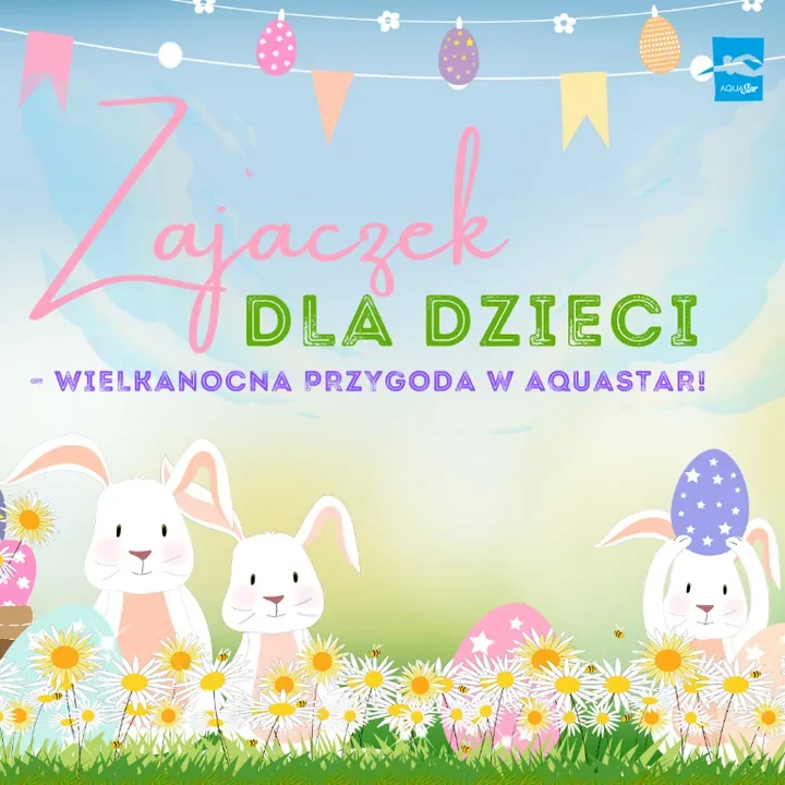 Wielkanocna przygoda w AquaStarze połączy zabawę w basenie i szukanie zajączka