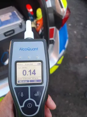 Prawie 1100 kontroli w powiecie stargardzkim. Dwóch kierowców na podwójnym gazie