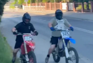 Agresja na ścieżce w Stargardzie - motocykliści wpadli po nagraniach