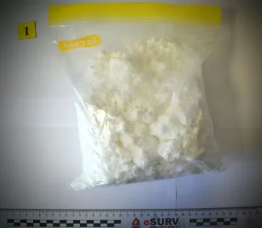 W domu pod Stargardem odkryli torbę z prawie 1,4 kg amfetaminy